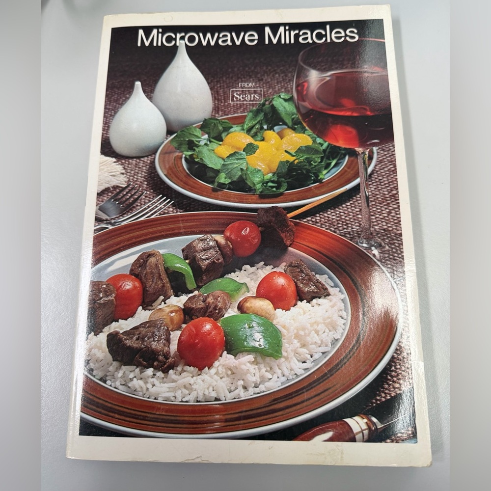 Vintage Microwavable Miracles from Sears Cookbook - 1974